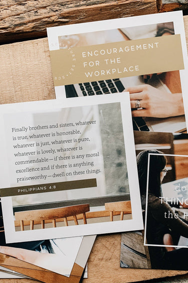 Encouragement for the Workplace Verse Card Set
